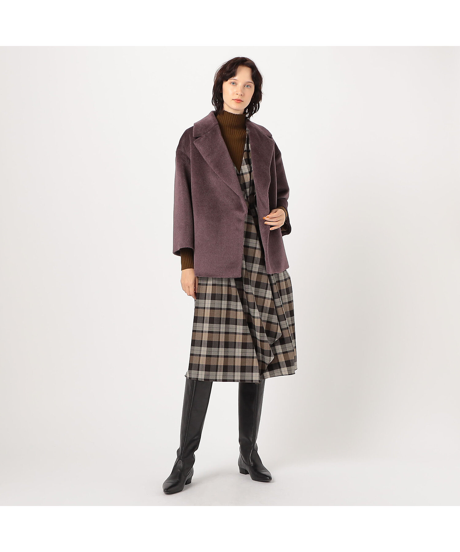 スーパーファインアルパカ ショートコート | maison TOMORROWLAND