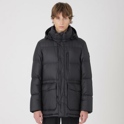 BLACK lab．】ライトウェイトミドルレングスリップダウン