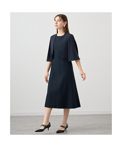 バックサテンフレアスリーブボレロ | ANAYI/アナイ | 三越伊勢丹