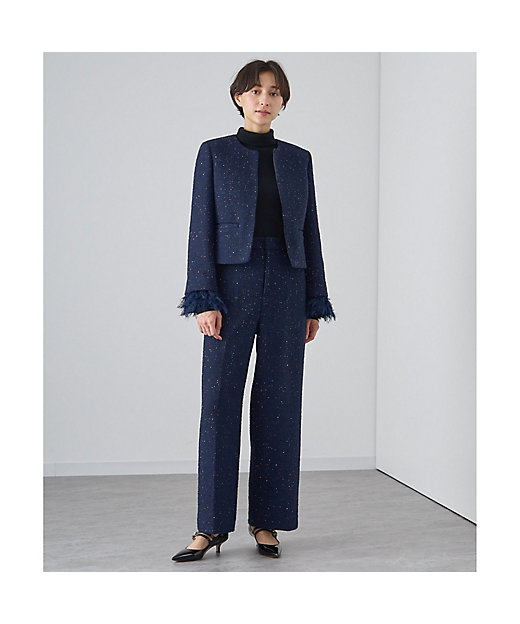 セットアップ対応商品】コズミックツイードクルー ジャケット | ANAYI