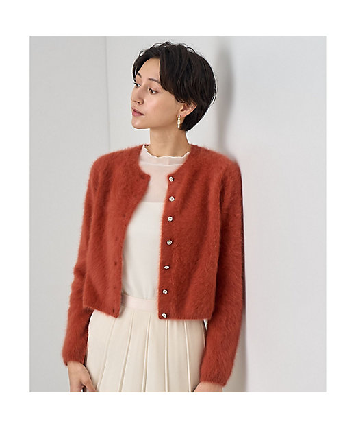 フラッフィアソート釦ショート カーディガン | ANAYI/アナイ | 三越