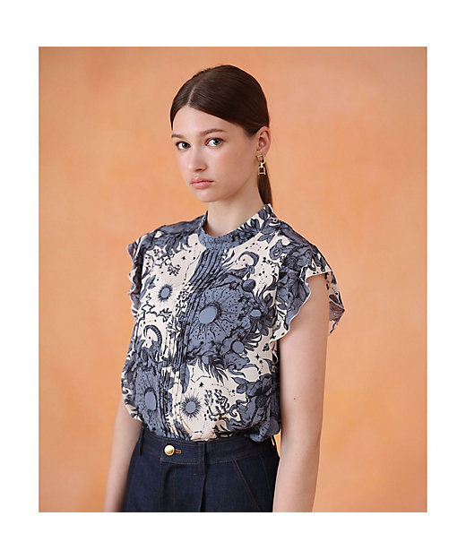 コンスティレーションプリントボウタイブラウス | ANAYI/アナイ | 三越