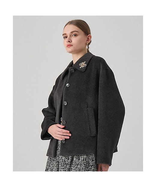 アルパカシャギーショートコート | ANAYI/アナイ | 三越伊勢丹