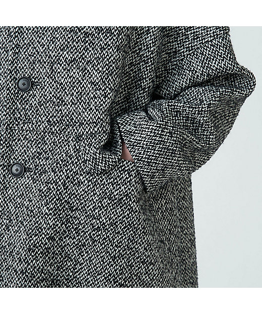 ブロークンツイード オーバーサイズドコート | maison TOMORROWLAND