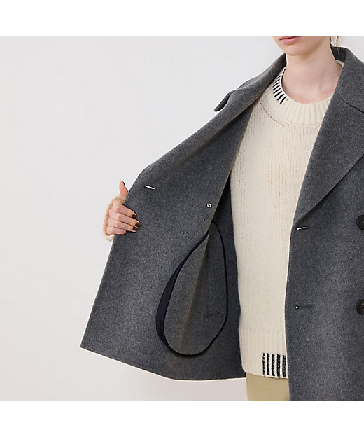 ウールカシミヤダブルフェイス Pコート | GALERIE VIE (Women