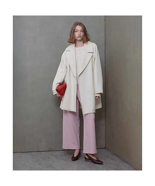 リバービッグカラーミドル丈コート | allureville (Women