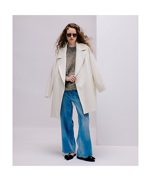 リバービッグカラーミドル丈コート | allureville (Women