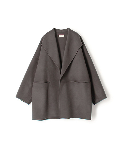 一部WEB限定】ダブルフェイスメルトンビーバー ショートコート