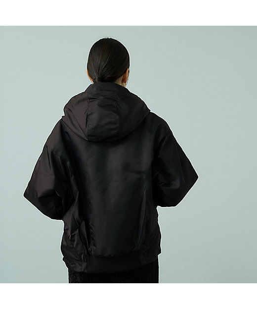 ナイロン中綿フードMA－1ジャケット≪手洗い可能≫ | VICKY（Women