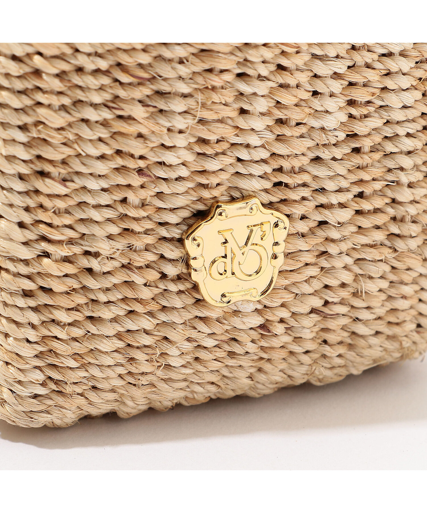 VIOLAd'ORO アバカレザーベルトマイクロショルダーバッグ