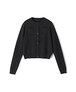 コットンカシミヤ レースコンビポケットカーディガン | CABaN/キャバン