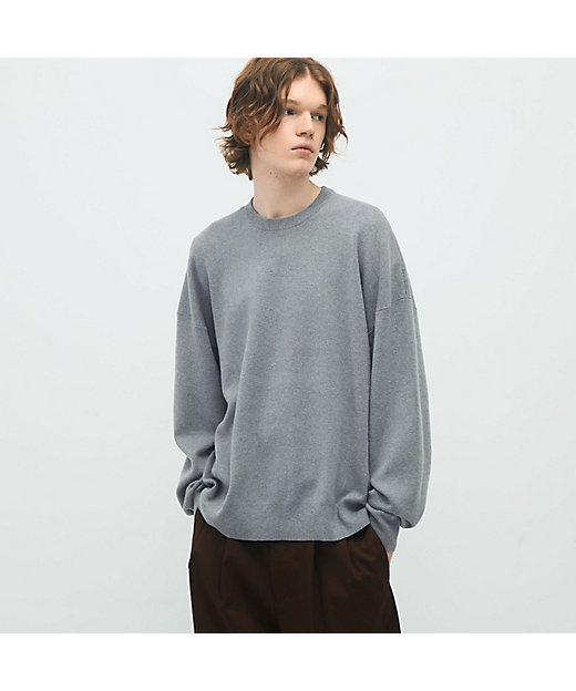 CABaN コットンカシミヤ クルーネックプルオーバー | CABaN