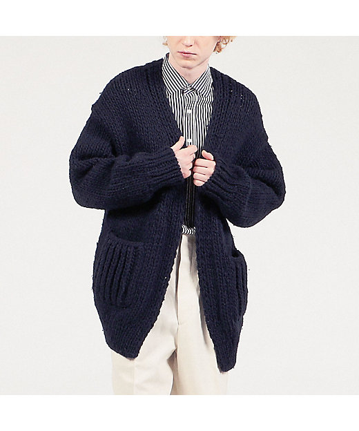 アンデスウール ボタンレスカーディガン | TOMORROWLAND (Men