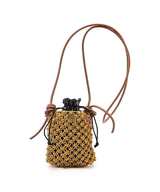 プリントコンビ メッシュアバカミニバッグ | maison TOMORROWLAND