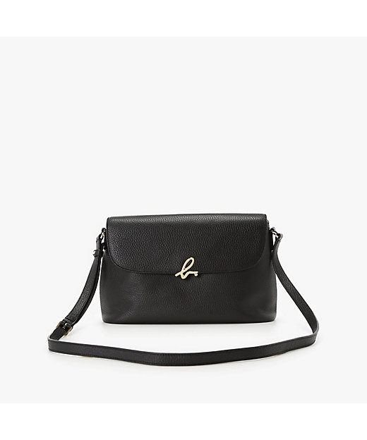 レザーショルダーバッグ ”The b．” IS12F－09 | agnes b