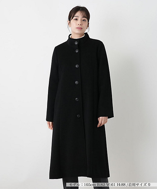 カシミヤスタンドカラーコート | Leilian (Women)/レリアン | 三越