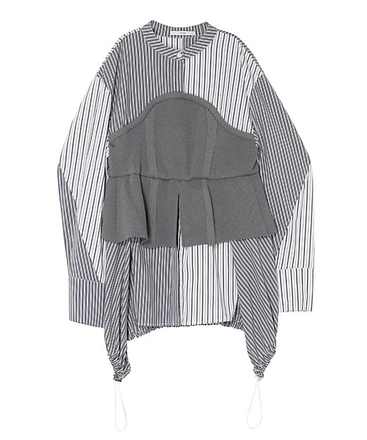 KNIT BUSTIER DOCKING SH【セットアップ着用可能