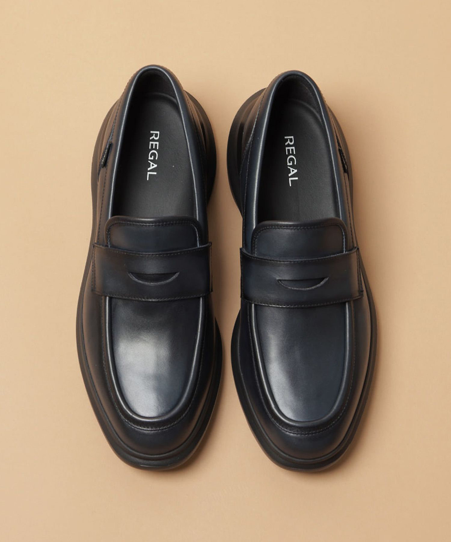 リーガル 72HL ローファー GORE－TEX ネイビー カジュアル