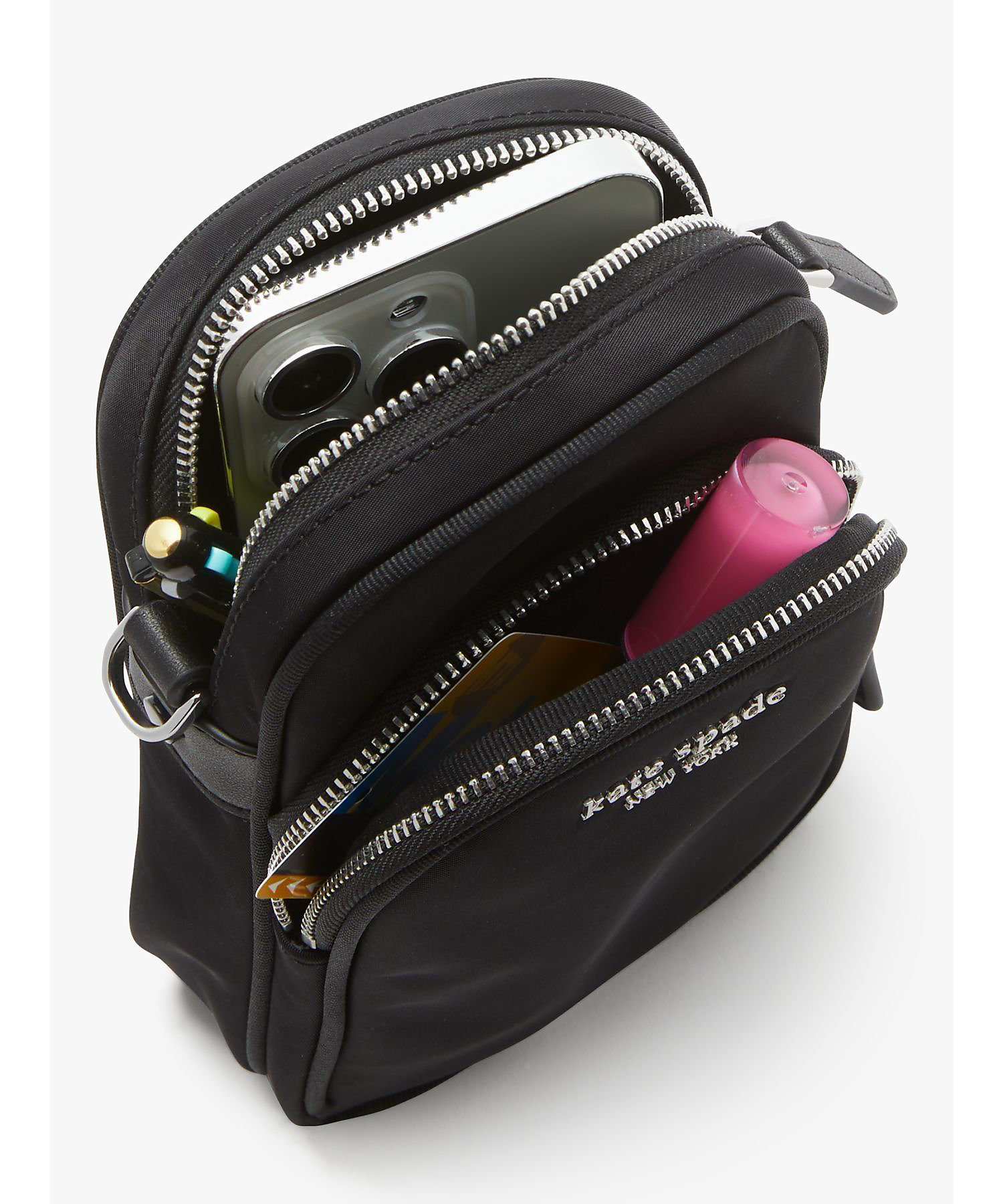 サム KSNYL ナイロン ノース サウス フォン クロスボディ | KATE