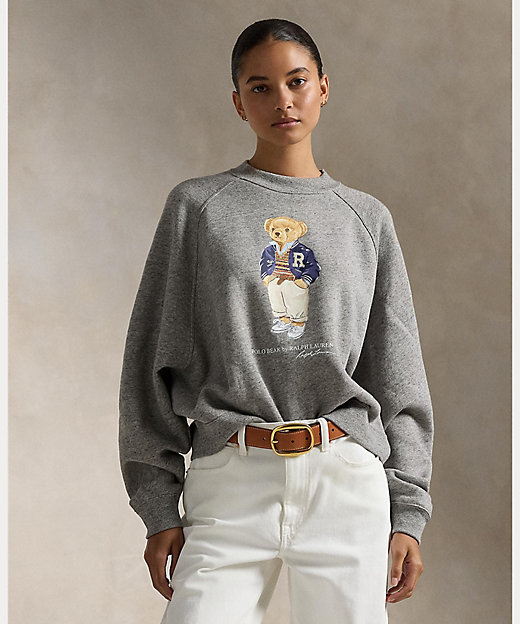 Polo ベア オーバーサイズ フリース クルーネック | POLO RALPH