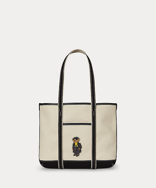 Polo ベア キャンバス スモール ショッパー トート