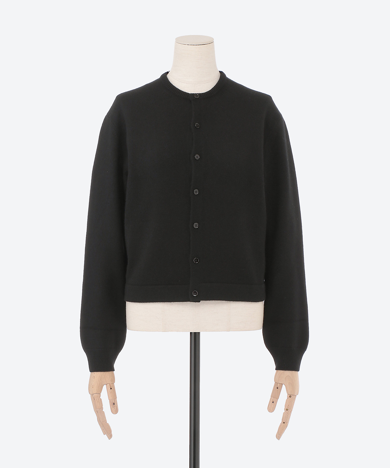 カシミヤシルク12Gクルーネックカーディガン | BLAMINK (Women