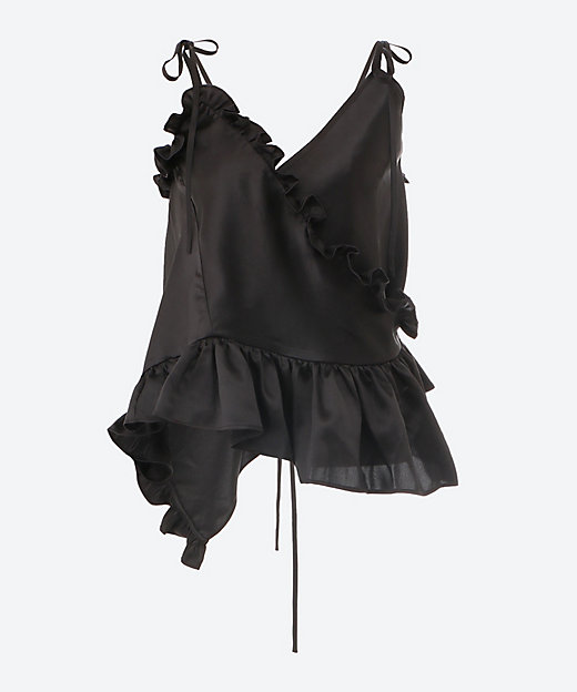 Cecilie Bahnsen ブラック チャミソール ビスチェ Cecilie Bahnsen