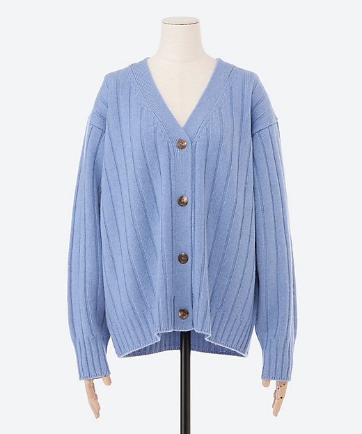 ローゲージカシミヤニットカーディガン | ebure (Women)/エブール