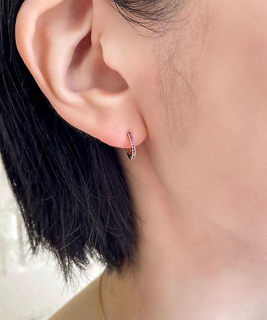 ウィー バイ ホワイトバード ルビーピアス ※シングル 1032801