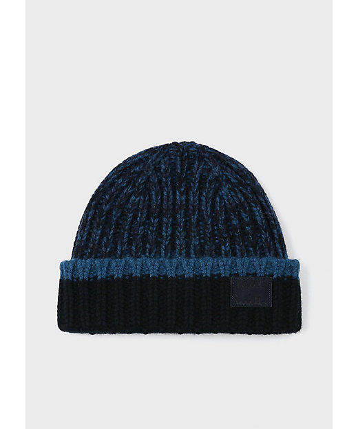 Cropped Logo” ツイストヤーン ニットキャップ