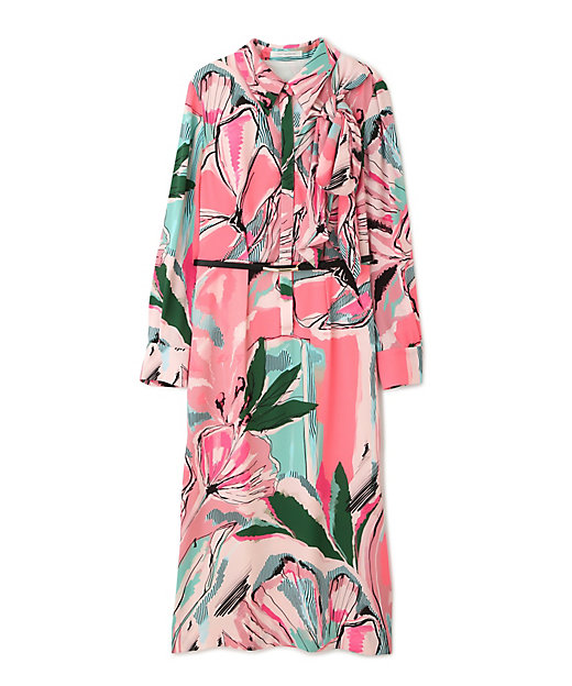 ◇アートフラワープリントワンピース（0315140209