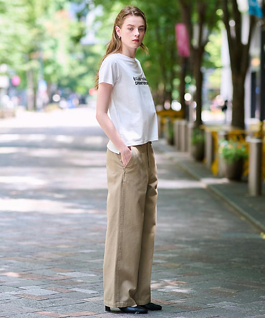 CLASSY．12月号掲載】ヴィンテージワイドチノパンツ