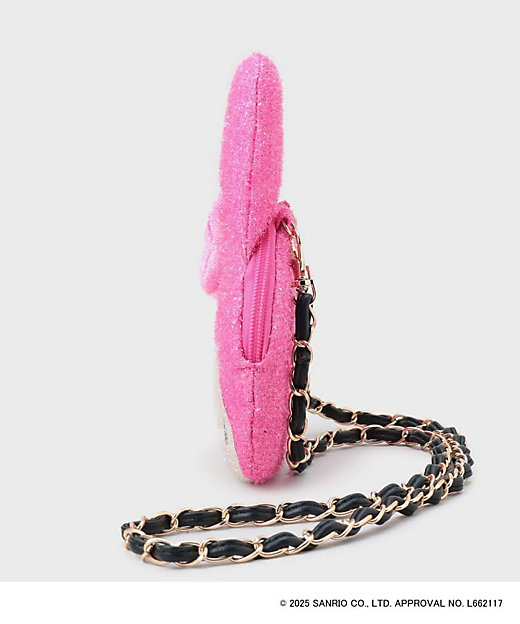 マイメロディ】フェイス型2WAYキラキラミニショルダー