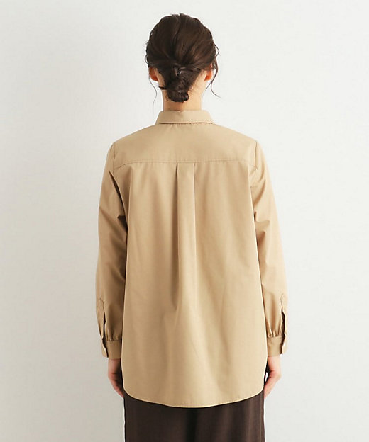 襟刺繍】ラウンドカラーブラウス（2002352289） | LAURA