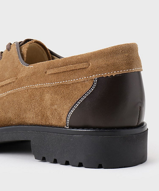 ONOFF対応／日本製】スエード デッキシューズ