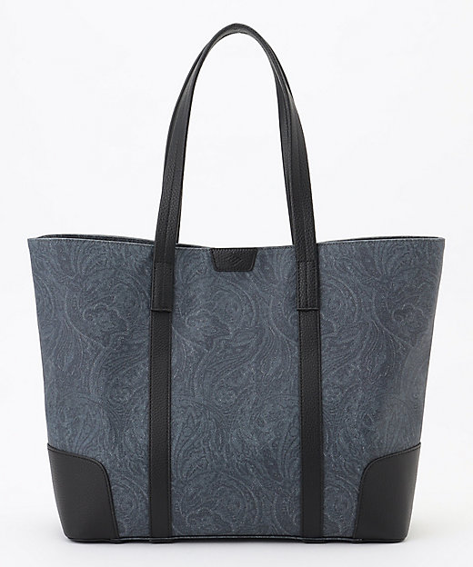 軽量／バッグINバッグ付き】ペイズリージャカードトート