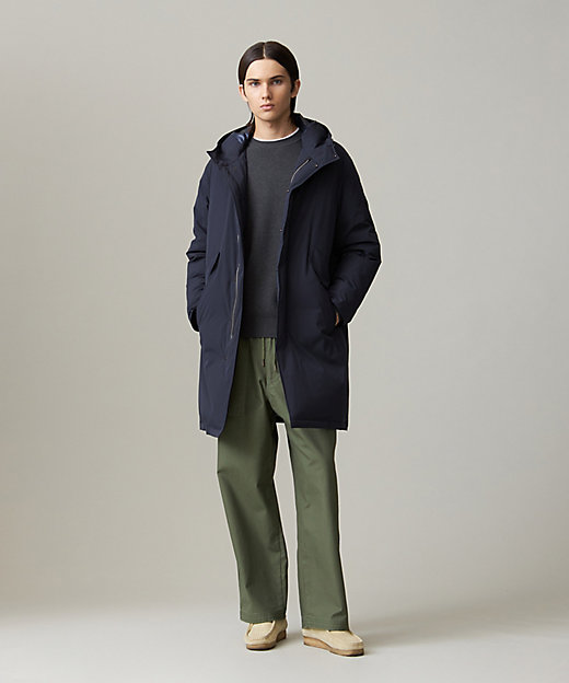 WEB・一部店舗限定】ストレッチタフタ ダウンモッズパーカー