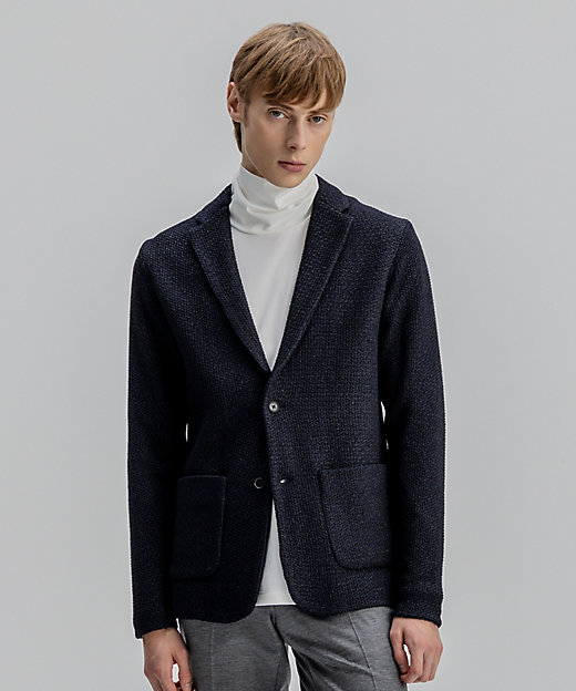 ストロータックステッチ ニットジャケット（KRJHCA0202