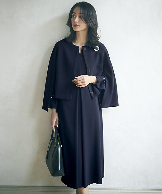 VERYコラボ 】トリアセダブルジョーゼット ワンピース