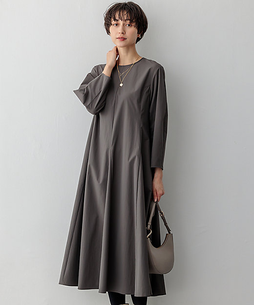 洗える】ストレッチタイプライター ワンピース（OPWWCW0423