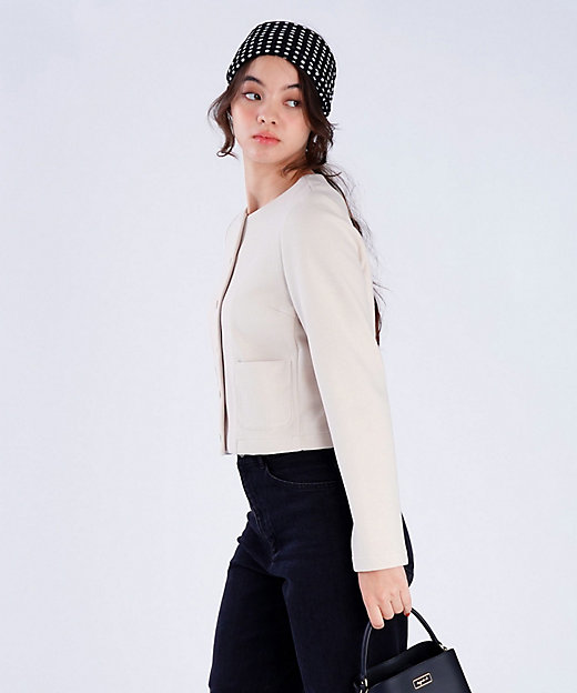 ノーカラー ジャケット（6402WY04021） | TO B. BY AGNES B