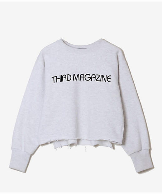 ロゴプリントボクシースウェット A0861UTS215 | THIRD