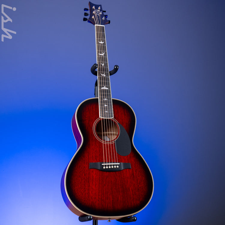 PRS SE Parlor P20E Fire Red Burst *2025 Release!* – Ish Guitars