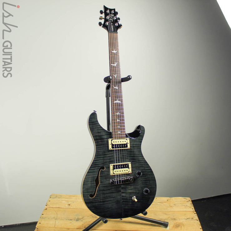 2017 PRS SE Custom 22 Semi-Hollow Grey Black – Ish Guitars