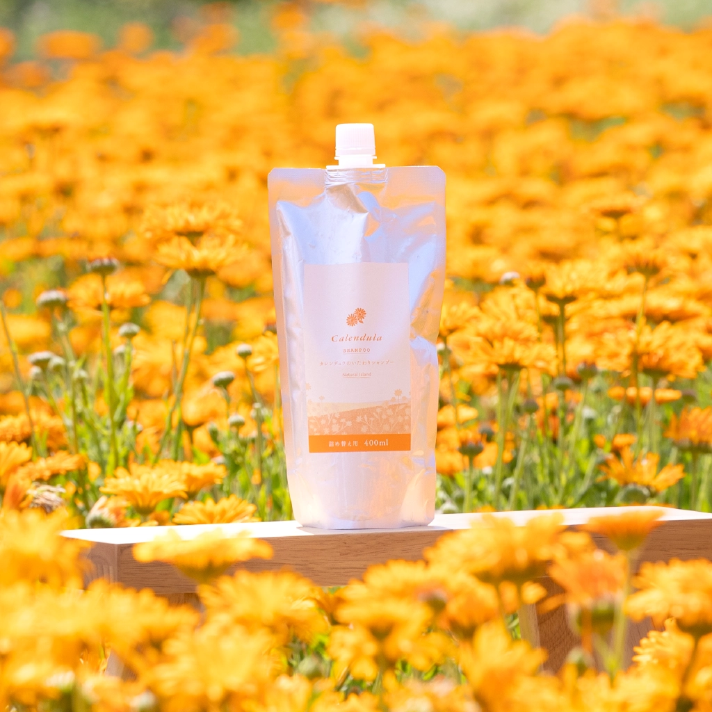 カレンデュラのいたわりシャンプー 詰め替え用｜ナチュラルアイランド