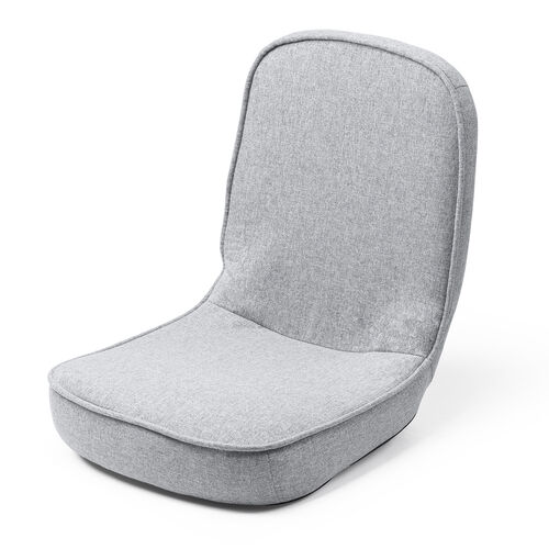 コンパクト 折りたたみ座椅子 6段階リクライニング ファブリック生地