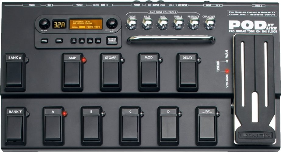 ギターマルチエフェクターLINE6 POD XT LIVEのレビュー！ | 音楽まにあ
