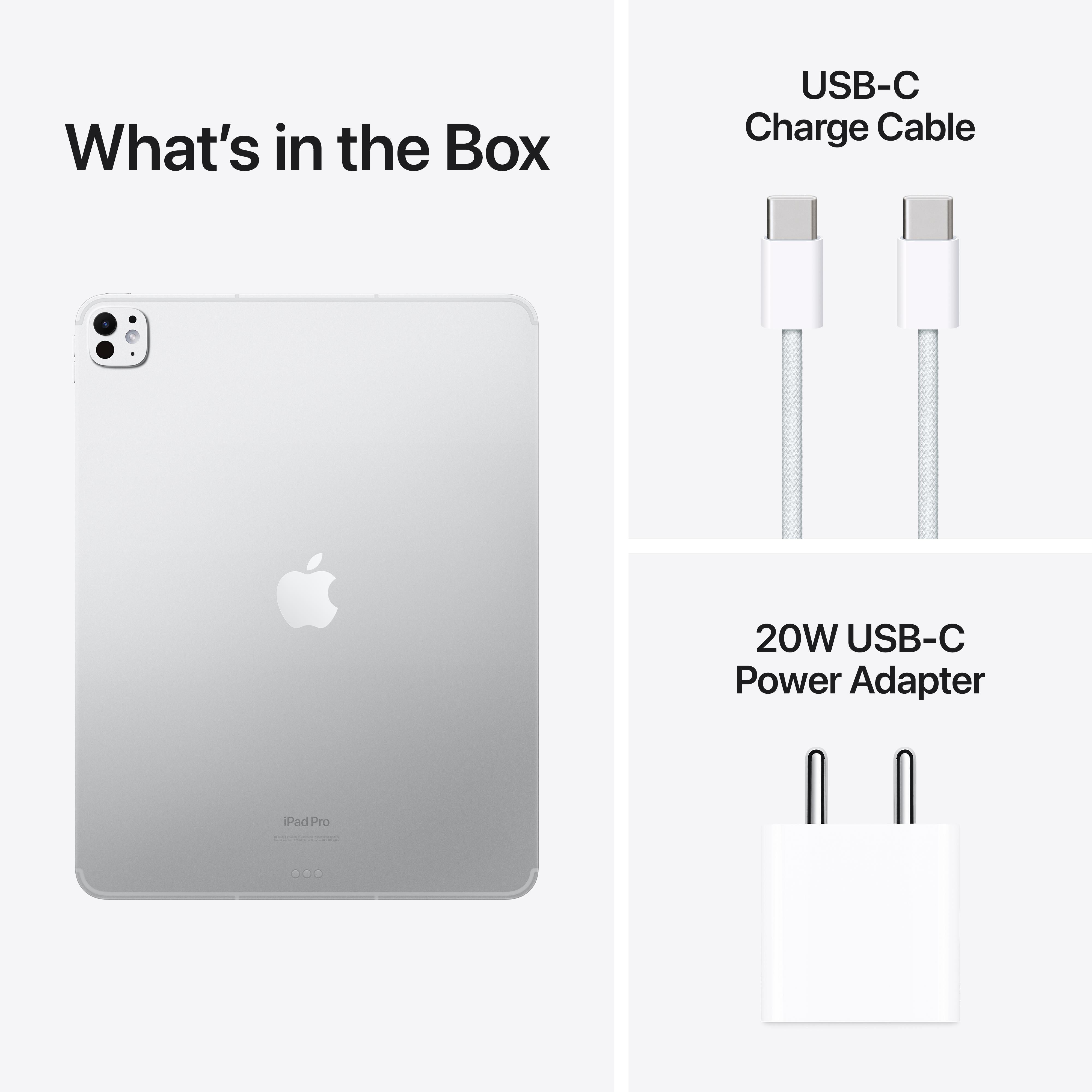 13-inch iPad Pro Wi-Fi + Cellular 2TB Standard Glass - Silver (M4)