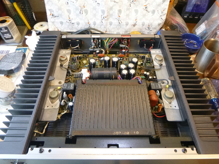 ソニーのパワーアンプTA-N86の整備～パルスロック電源～: craftな毎日