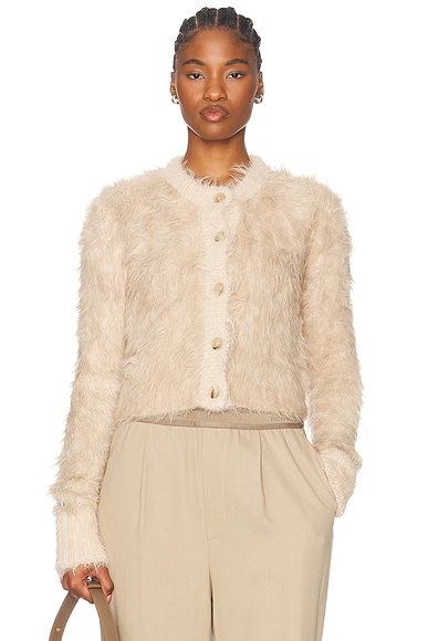 Acne Studios Kradi Cardigan in Beige | FWRD